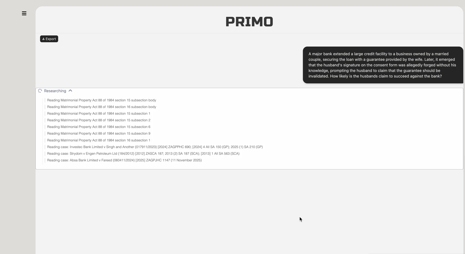Primo - Primary Sources